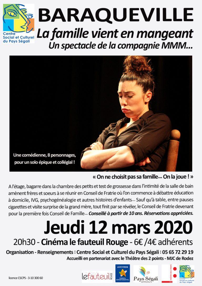 On Peut Débattre De Tout Sauf Des Chiffres Théâtre - La famille vient en mangeant - Mairie de Baraqueville