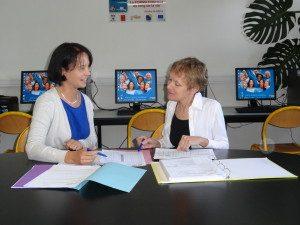 Séverine PUECH et Evelyne MERCADIER
