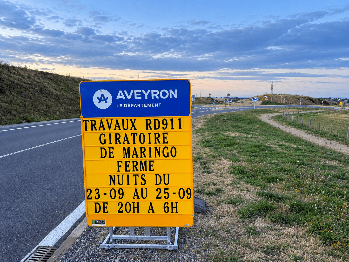 Lire la suite à propos de l’article RD911 : le giratoire côté Boussac fermé deux nuits en septembre